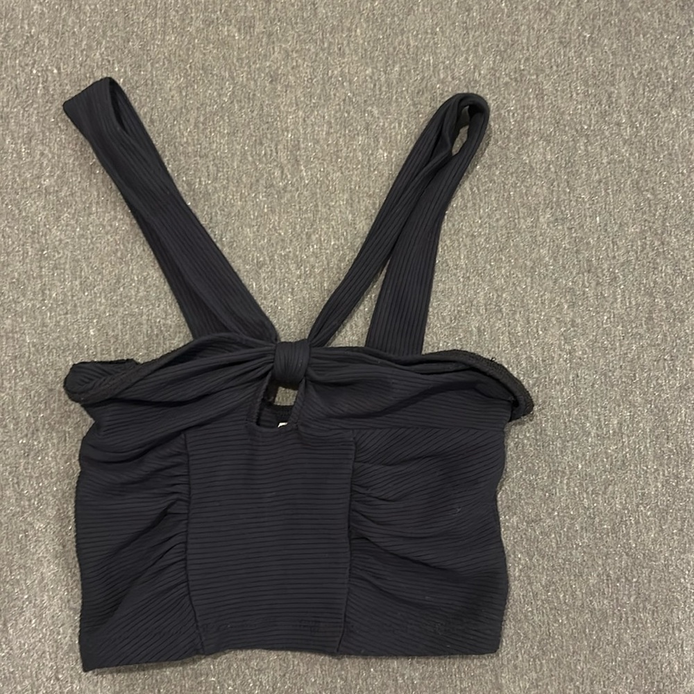 Urban Outfitters - Black XS Tank Top with Cross Straps